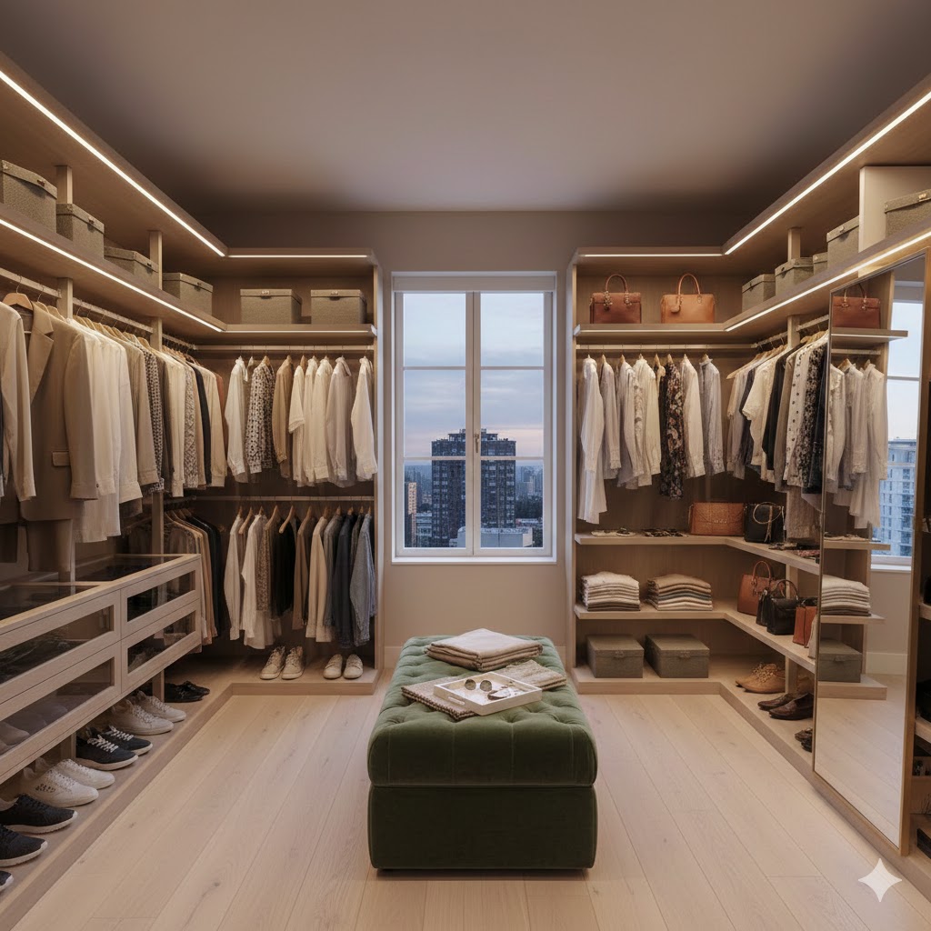 Casual luxury wardrobe